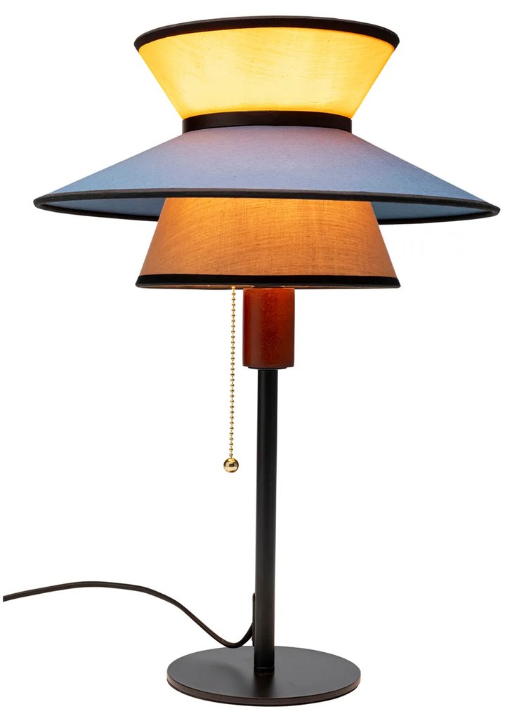 Riva stolová lampa viacfarebná