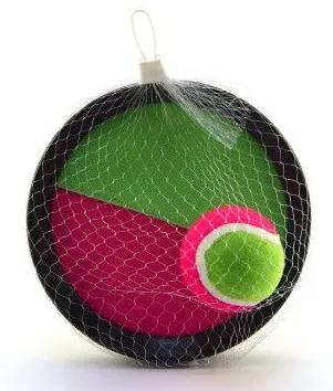 Lambáda/Catch ball hra s míčkem 19cm v síťce