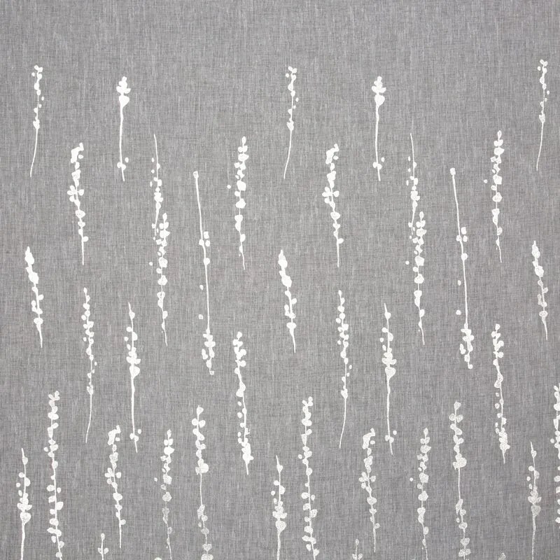 Dekorstudio Hotová záclona so striebornou potlačou LINZI