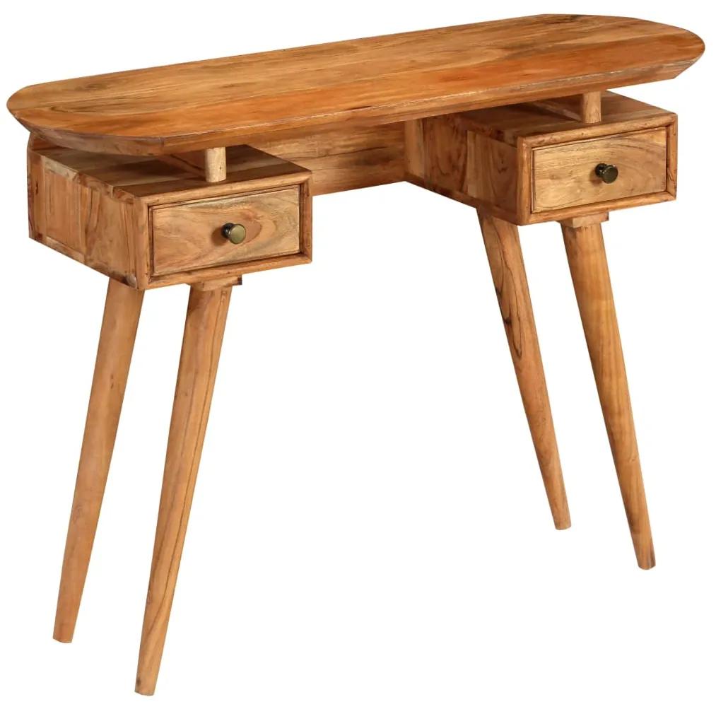 vidaXL Prístavný stolík z akáciového dreva 100x35x75 cm