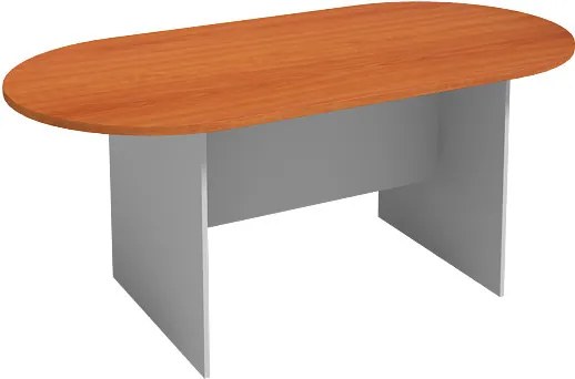 Rokovací stôl 1800 x 900 mm, oválny, čerešňa