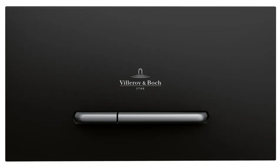 Villeroy & Boch ViConnect : 300S ovládacie tlačidlo k WC, Black Matt, 922169AN