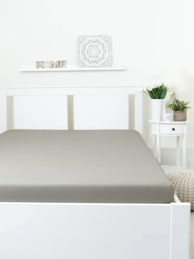 Jersey plachta Classic 220 x 200 cm – sivohnedá