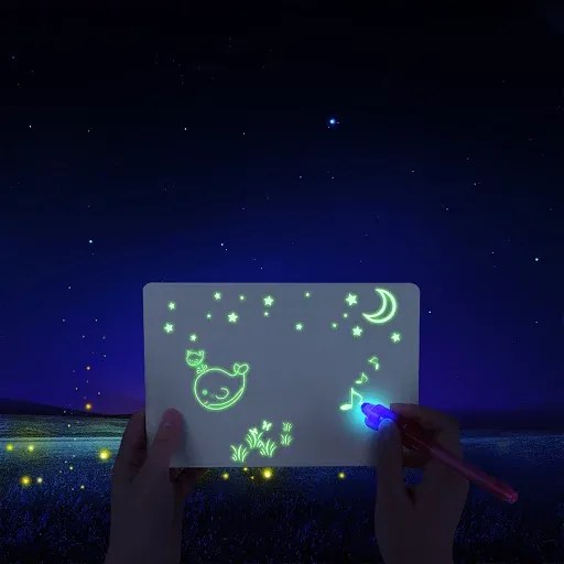 Zaparkorun Kresliaca tabuľka A4 - s LED perom