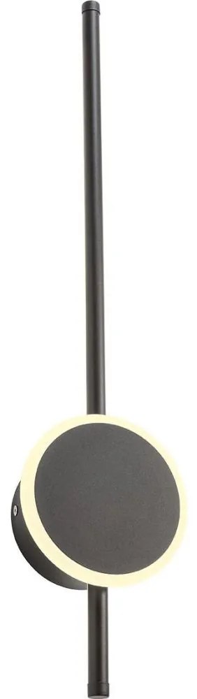 Redo 01-2701 - LED Nástenné svietidlo DIAZ LED/18W/230V CRI 90 čierna