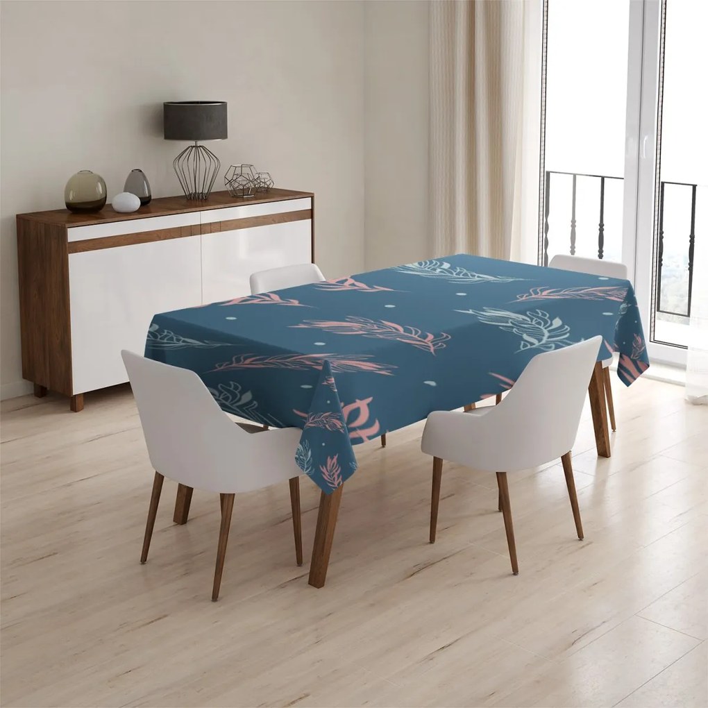 Sablio Obrus Farebná Pierka - 90x90 cm