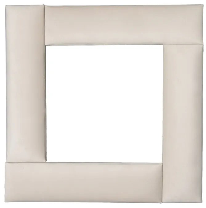 Čalúnený nástenný panel FRAME PAROS 15x90 cm Farba: Krémová