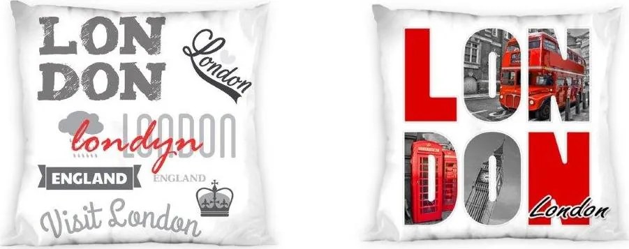 Obliečka na vankúš CITY Londýn - 40x40 cm