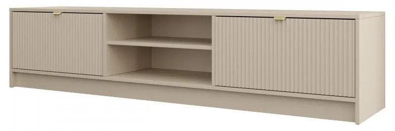 Tv stolík/skrinka Razimo 2K, Farby: Biely velvet