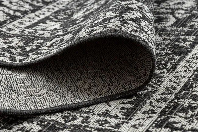 Koberec ORGANIC 2762 čierny / krémový