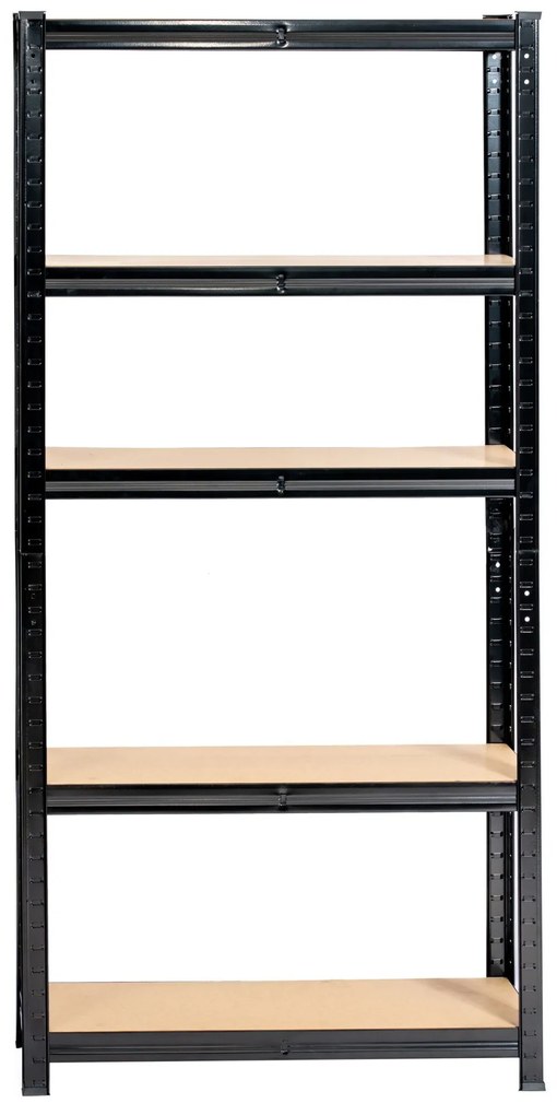 Kovový regál REGMET 70x30x154 cm černý