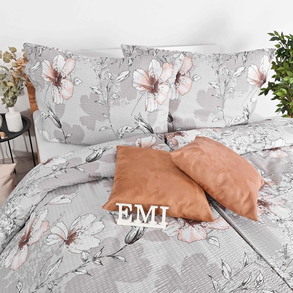 Obliečky krepové Isadora EMI: Štandardný set jednolôžko obsahuje 1x 140x200 + 1x 70x90