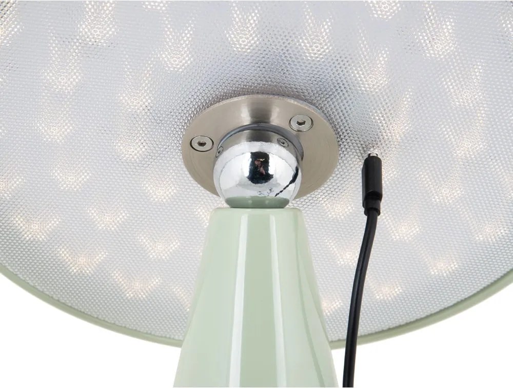 Svetlozelená LED stmievateľná stolová lampa (výška 26 cm) Phoebe – Leitmotiv