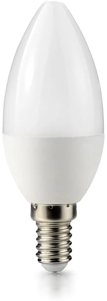 BERGE LED žiarovka - ecoPLANET - E14 - 10W - sviečka - 880Lm - studená biela