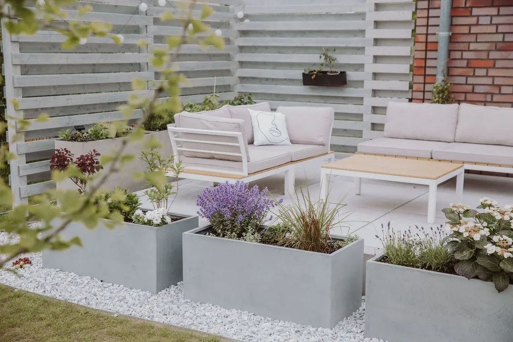 Hrantík MAXI, sklolaminát, šírka 100 cm, betón design