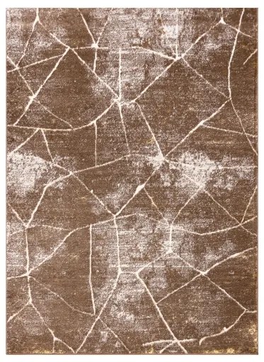 Moderný koberec MEFE 2783 Mramor, tmavo-béžový
