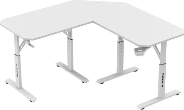 Herný rohový stôl Hero 7.3 biely