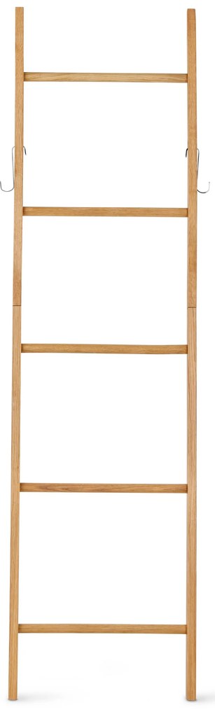 Rebrík na oblečenie z dubového dreva