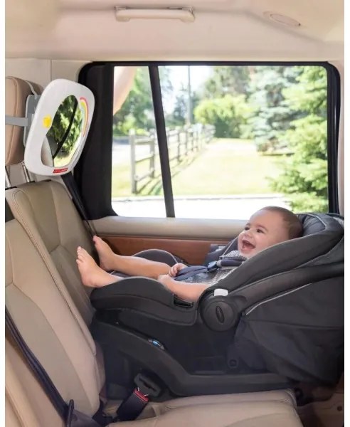 Skip Hop - Detské spätné zrkadielko do auta LINING CLOUD 3xAA