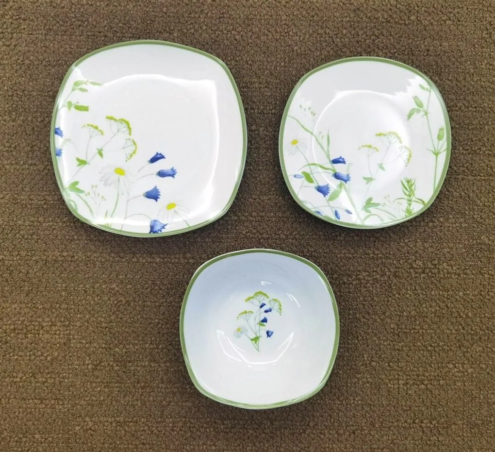 Porcelánová jedálenská súprava Lea Soft sada 18ks