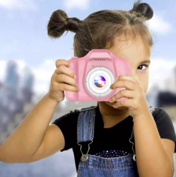 WELLHOX Detská rúžová kamera