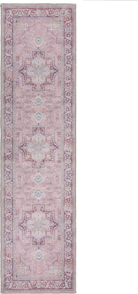 Behúň Hebden Windsor Pink, 60x230, ružová, obývacia izba, Flair Rugs