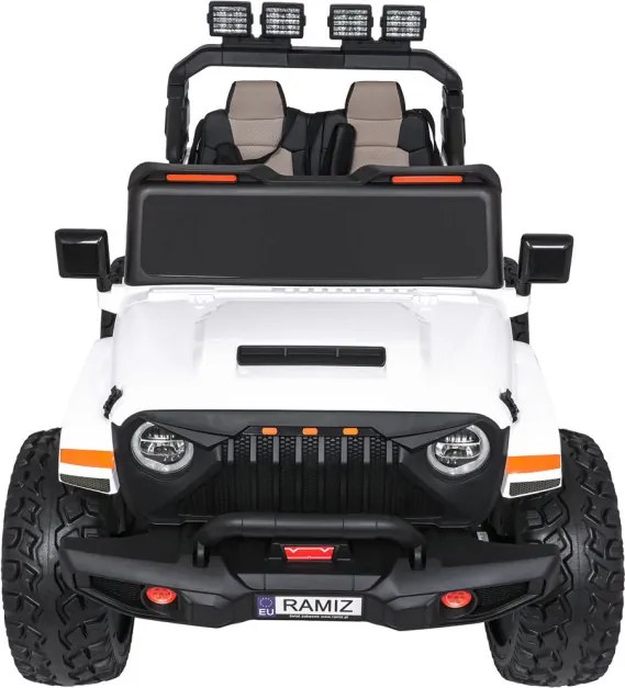 Elektrické autíčko Extreme Sport 4x4 biele