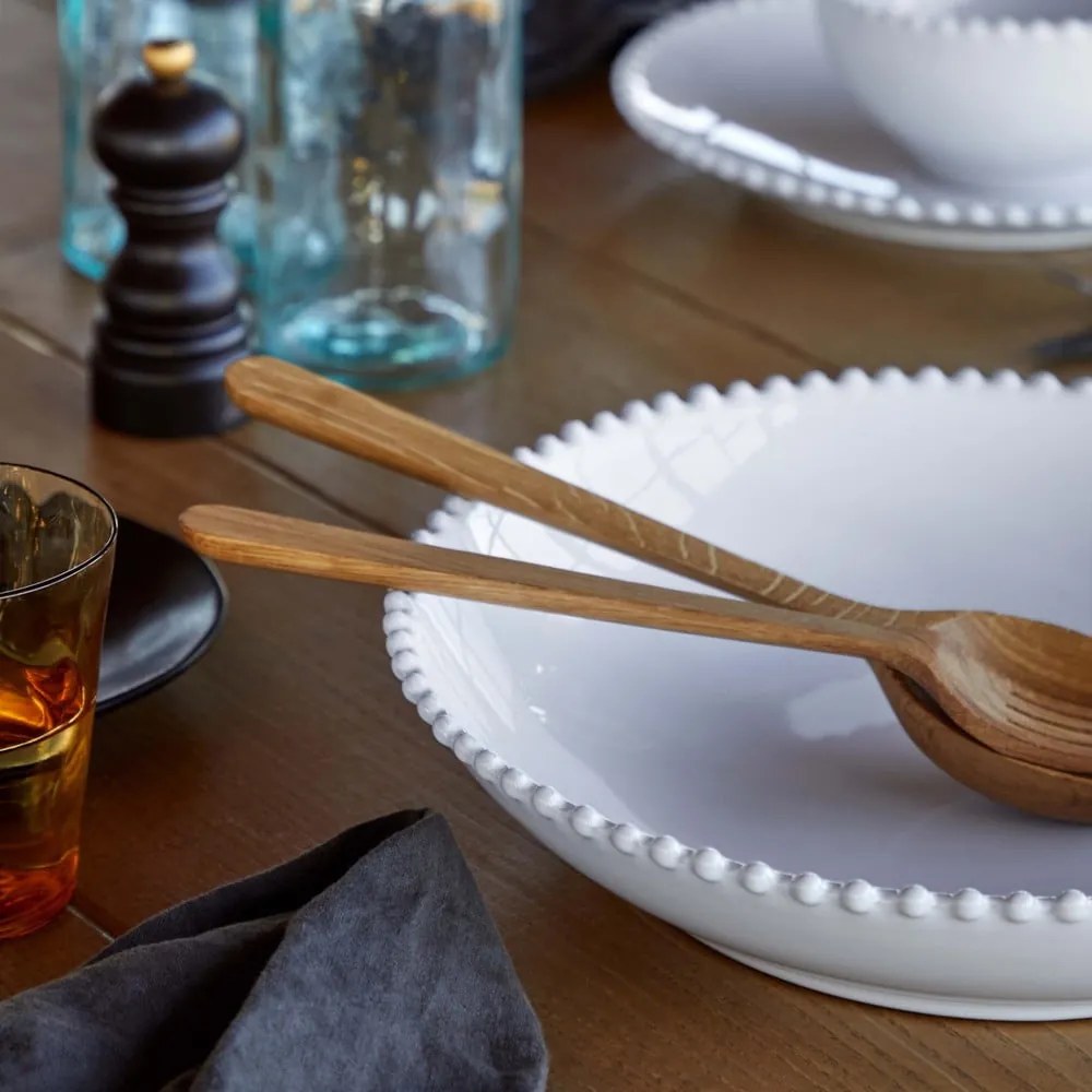 Biela kameninová misa na cestoviny Costa Nova Pearl, ⌀ 34 cm