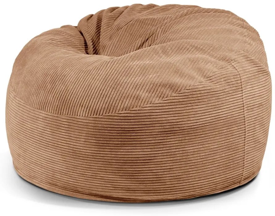 Hnedý menčestrový sedací vak Om 110 – SLOWDOWN