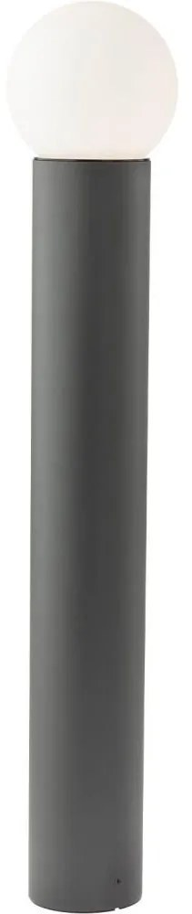 Redo 90643 - Vonkajšia lampa BULK 1xE27/20W/230V 80 cm IP44 antracit