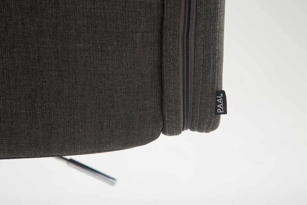 Design-Shop Pracovná stolička L.A. látka - Tmavo sivá