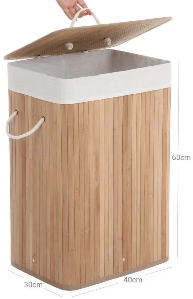 Hnedý kôš na bielizeň GUS