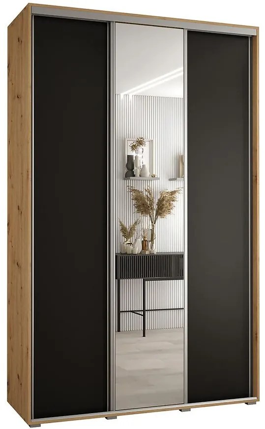 Skriňa 45 Canaris 3 170 artisan/čierna/silver