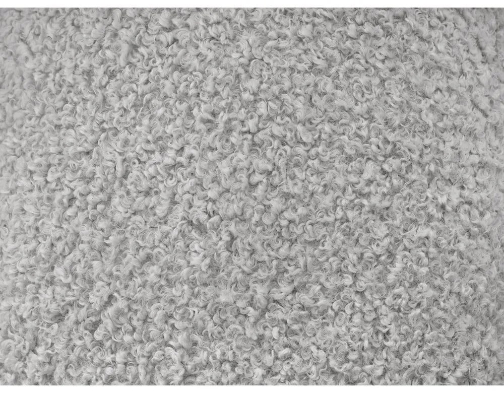 Svetlosivá podnožka z textílie buklé Hippolyte – Bobochic Paris