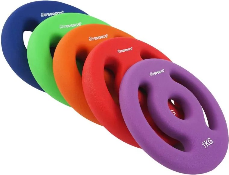 Sada liatinových diskov ScSPORTS, 2 x 1 kg