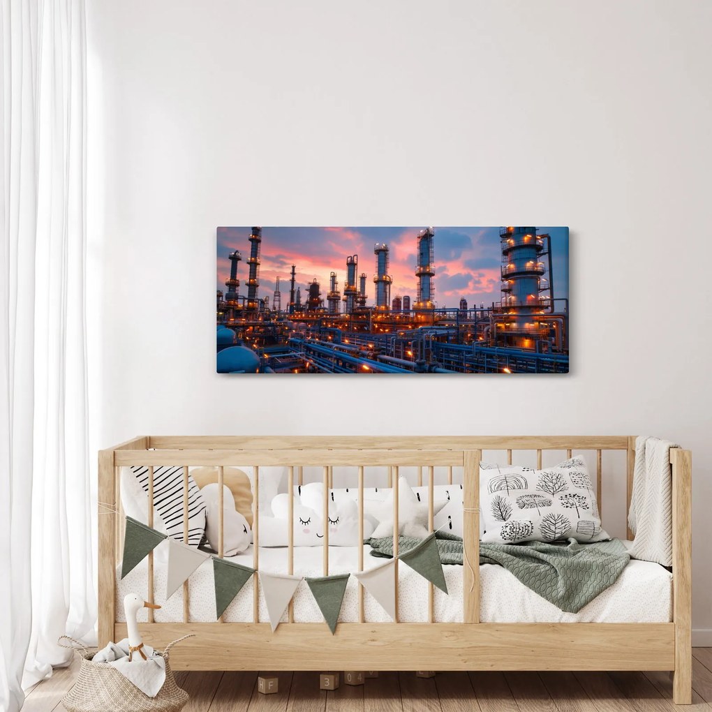 Obraz - Priemyselné preteky (120x50 cm)
