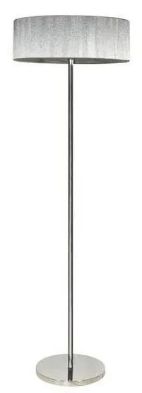 Stojacia lampa SOLO 3xE14/40W/230V šedá/lesklý chróm