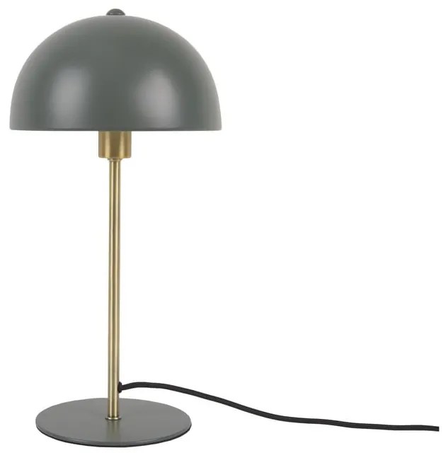 Zelená stolová lampa s detailmi v zlatej farbe Leitmotiv Bonnet