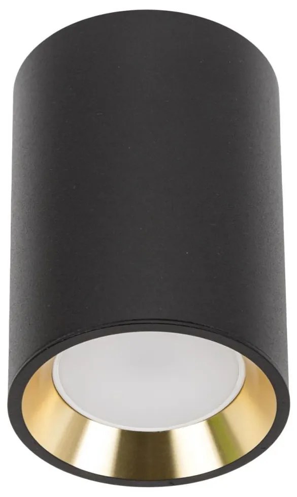 Bodové svietidlo CHLOE 1xGU10/35W/230V okrúhly čierna/zlatá