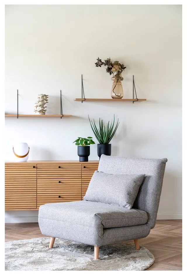 Svetlohnedá sklenená váza (výška 31 cm) – House Nordic