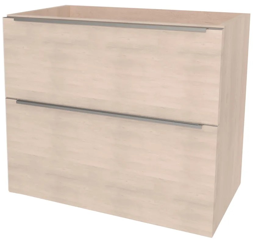 Mereo, Mereo Mailo, kúpeľňová skrinka 61 cm, chróm madlo, Multidecor, Dub Patinovaný, MER-CN590SDUP1