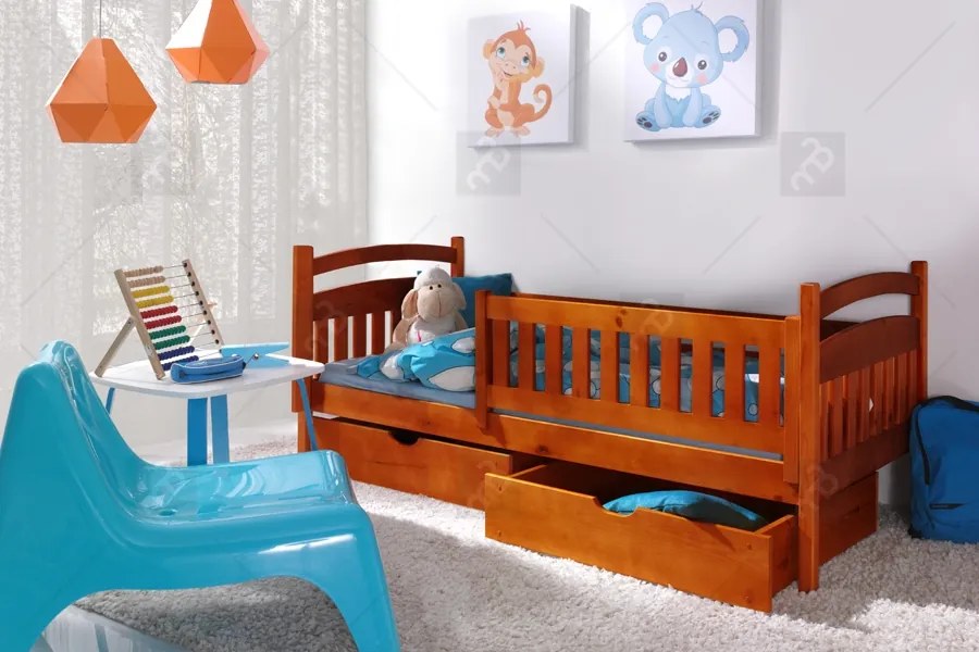 Dětská postel DP 001 + zásuvky 200 cm x 90 cm
