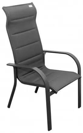 Doppler SALERNO MIAMI sivé - záhradná hliníková sedacia súprava 6+1/stôl 150 x 90