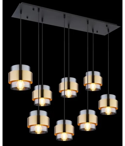 Globo 15560-8H - Luster na lanku MILLEY 8xE27/60W/230V