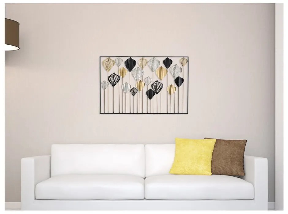 Železná nástenná dekorácia Mauro Ferretti Lex, 120 × 78,5 cm