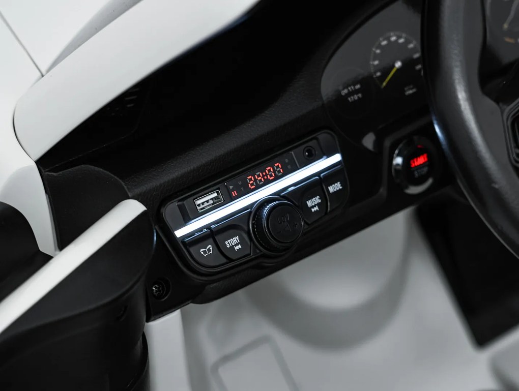 Detské elektrické autíčko Porsche 911 GT3 STRONG MP4 biele