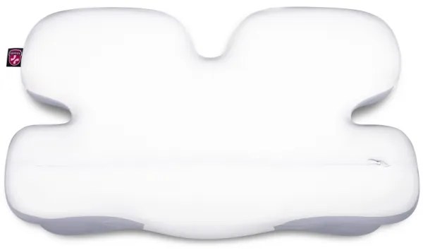 CONNECT IT CFH-6030-WH - Anatomický vankúš Virgo biely/sivý