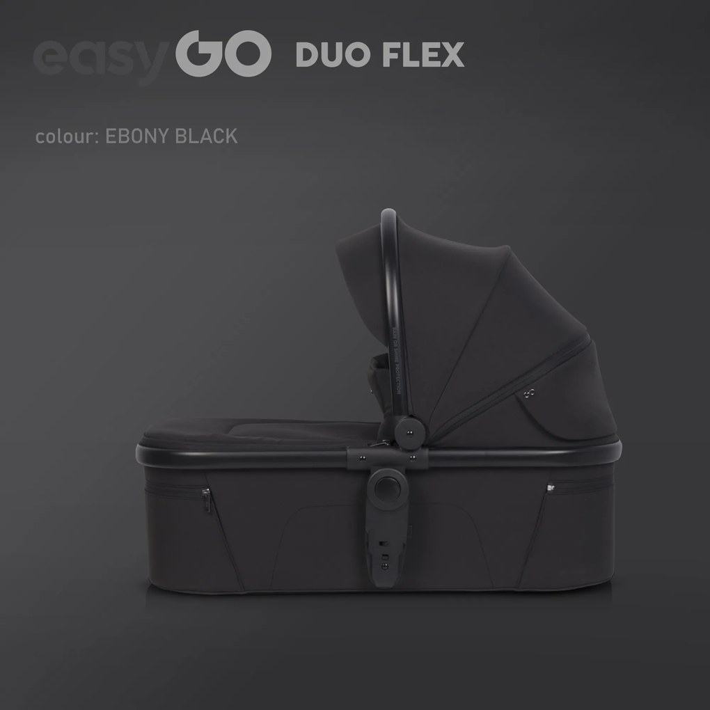 Športová vanička do kočíka EasyGo Duoflex Ebony Black