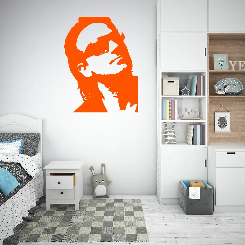 Veselá Stena Samolepka na stenu na stenu Bono Vox (U2) Farba: čierna