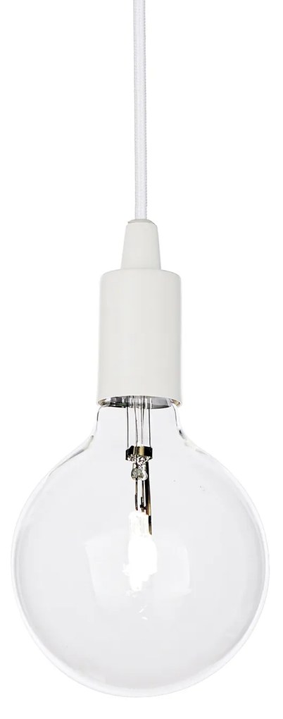 IDEAL LUX Závesné LED svietidlo EDISON, biele